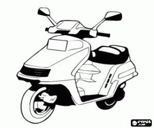 Раскраски скутеры Раскраски скутеры