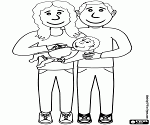 Раскраска с бабушкой и дедушкой Раскраска с бабушкой и дедушкой